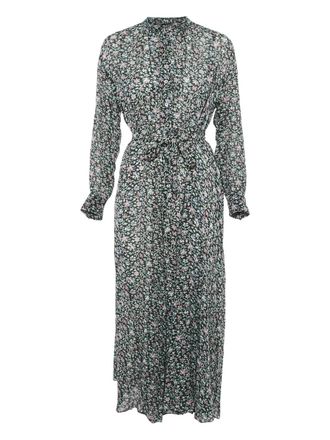 Isabel Marant crepe floral-print maxi dress - Black