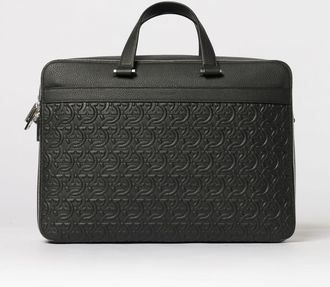 Ferragamo Borsa da lavoro con goffratura Gancini Ferragamo