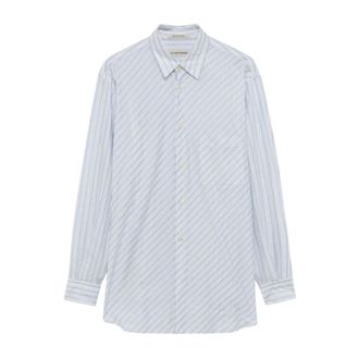 Roy Rogers Shirts, female, Blue, Size: 2XS Camicia Gar&ccedil;on a righe