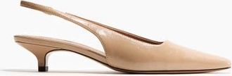 H&M Kitten-heeled Slingbacks in Beige at Nordstrom, Size 9