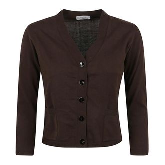 Charlott Cardigans, female, Brown, Size: M Womens Clothing Sweater Brown Ss25