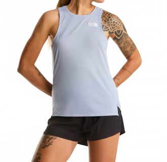 The North Face Womens Summit Series High Trail Run Tank In Mystic Haze