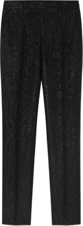 Versace Straight Pants - Heren - Slim Fit Broeken - Zwart - L - Wol - Broeken
