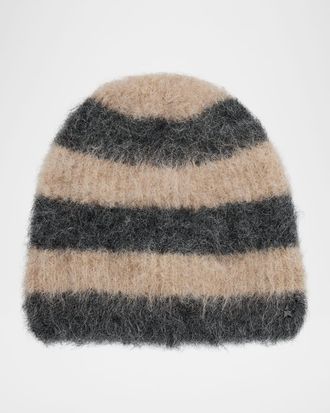 Jocelyn Alpaca-Blend Colorblock Beanie