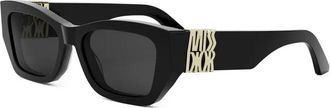 Dior Missdior Zonnebril Zwart Donkergrijze Lenzen - Dames - Zonnebrillen - Zwart - 55 MM - Accessoires