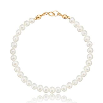 Lily & Roo Gold Pearl Bracelet