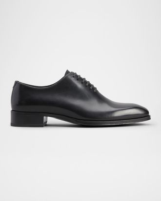 Tom Ford Men & apos;s Elkan Burnished Leather Oxfords