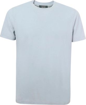 Zanone Lichtblauw Crew-neck T-shirt Slim Fit - Heren - T-shirts - Blauw - M - Katoen - Tops