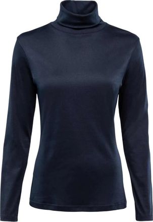 van Laack Melissa Damesmode - Dames - Coltruien - Blauw - S - Truien & Vesten