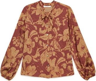 Maliparmi Camisa Sweet Foliage - Blouses & Shirts - Mujer - Multicolor - 2XL