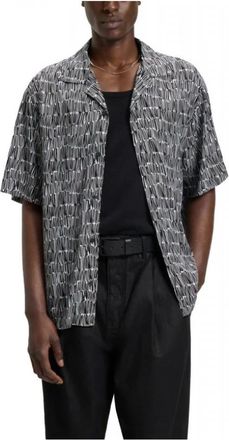 HUGO BOSS Shirts > Casual Shirts - Heren - Korte mouwen Overhemden - Grijs - S - Overhemden