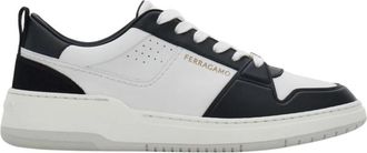 Ferragamo Two-Tone Sneakers - Heren - Sneakers - Veelkleurig - 42 1/2 EU - Leer - Schoenen