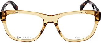 Rag & Bone Mens Brown Square Eyeglass Frames RNB7061/G-1