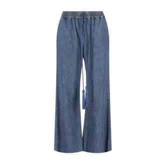 Valentino Garavani Mujer, Pantalones, Azul, Talla: M