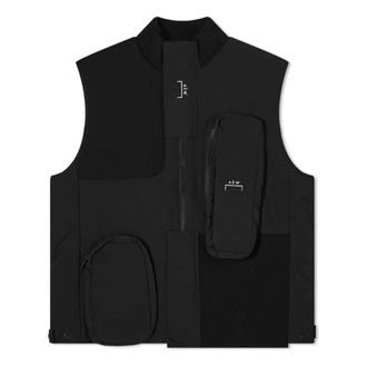 A-Cold-Wall* Assymetric 3D Pocket Puffer Gilet Black ACWMO037