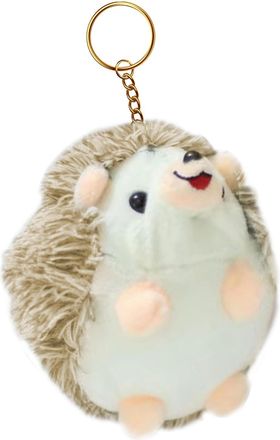 Generic Stuffed Hedgehog Keychain - Adorable Plush Toy, Tiny Bag Charm | 3.94 inches Portable Keyring Backpack Decoration, Soft Animal Pendant Cute Present Gi