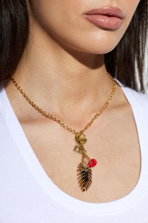Dsquared2 Necklace With Pendants, Womens, Gold