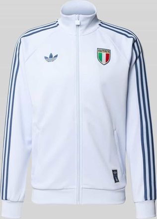 adidas Originals Regular Fit Trainingsjacke mit Baumwoll-Anteil Modell AERBLU in Hellblau, Gr&ouml;&szlig;e XXL