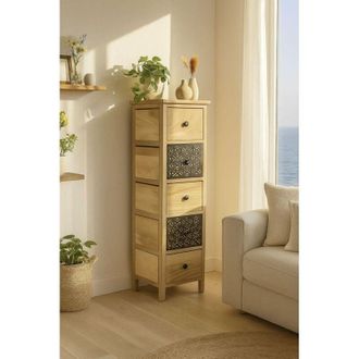 Regalos Miguel Muebles Auxiliares - Cajonera Estrecha Tidalon 5 Cajones