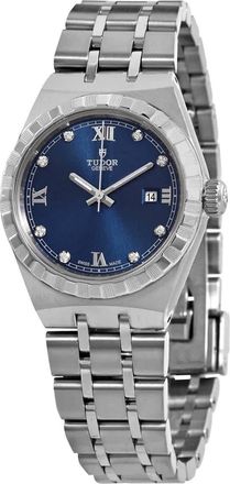 Tudor Royal Automatic Diamond Blue Dial Watch M28300-0007