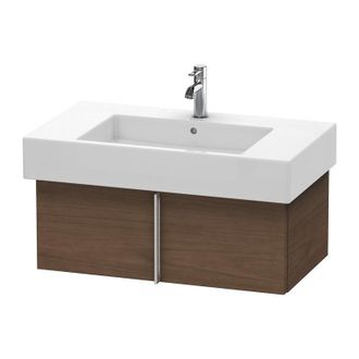 Duravit Duravit Vero Vanity 6113, De Pared, Con 1 Extra&iacute;ble, 800mm, Color (frente/cuerpo): Chapa De Madera Aut&eacute;ntica De Nogal Americano - Ve611301313