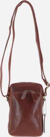 Ashwood Leather Mens Ashwood Leather Mens Leather Organiser Bag Chestnut - Brown - Size: ONE