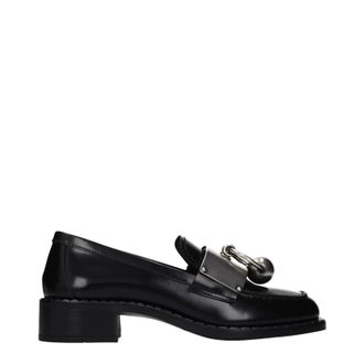 Prada Damens Leder-Loafer Schwarz