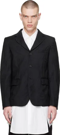 Comme Des Garçons Embroidery Single-Breasted Blazer from