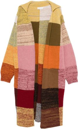 Dries Van Noten Patchwork Design Wool Blend Coat