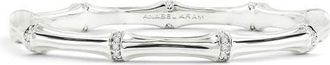 Anabel Aram Bamboo Texture Bangle in Silver at Nordstrom