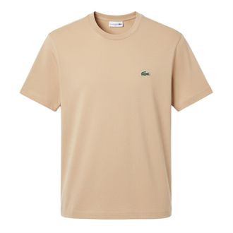 Lacoste Heren Interlock Slim T-Shirt (Beige)