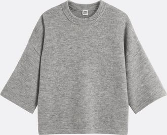 La Redoute Collections Losse trui, ronde hals in grof triccot