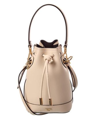 Fendi Fendi Mon Tresor Mini Leather Bucket Bag