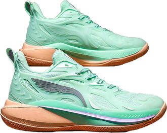 Generic Unisex Indoor Outdoor Training Sneakers - Professional Anti-Slip Basketball Shoes - Stylish Comfortable Commute Shoes (Green,7.5)