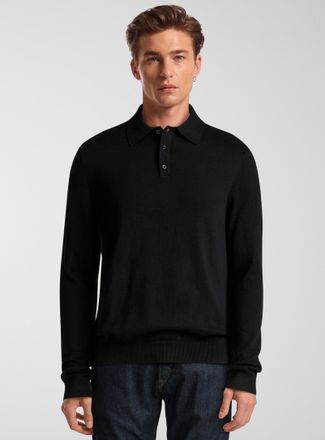 Le 31 Mens Modal-blend Polo Shirt sweater