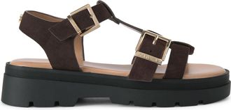 Carvela Womens Bormio Sandal Sandals - Brown Fabric - Size UK 6
