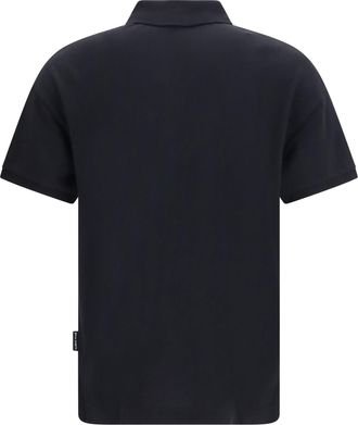 Palm Angels Embroidered Logo Cotton Polo - Black