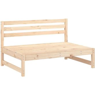 vidaXL Garden Middle Sofa 120x80 cm Solid Wood Pine vidaXL