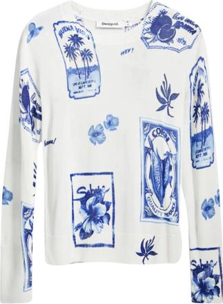 Desigual Mujer, Jerseys, Azul, Talla: L