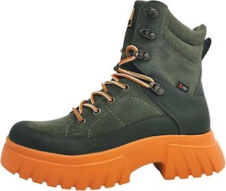 Rieker Evolution Veterschoenen - Dames - Schoenen - Groen - Maat: 40 EU Su&egrave;de
