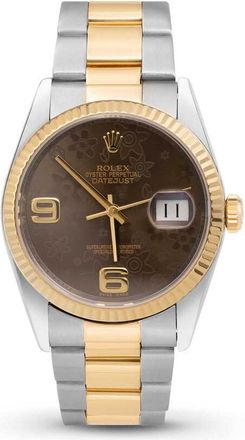Rolex Pre-owned Rolex Datejust Automatic Chronometer Brown Dial Unisex Watch 116203 BRAO
