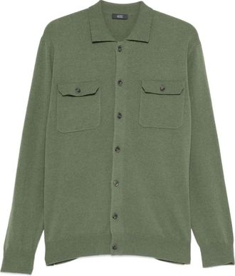 Hosio Vest met borstzak - Groen