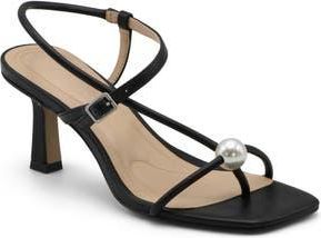 Adrienne Vittadini Begley Sandal in Black at Nordstrom Rack, Size 6.5