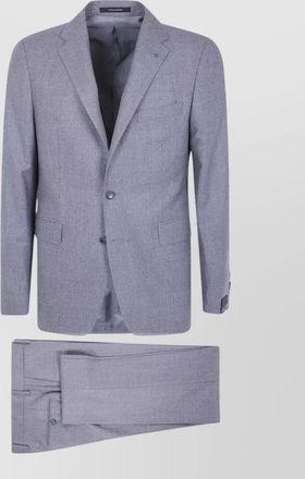 Tagliatore cashmere-blend single-breasted suit