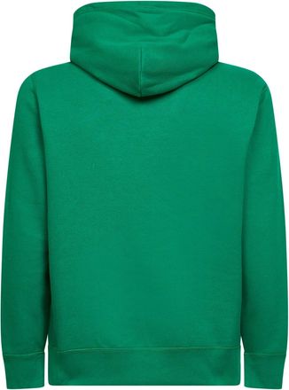Polo Ralph Lauren Mens Hoodie Billiard Green Cotton Blend Sweatshirts Sweater