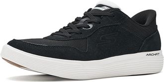 Skechers Slip-ins: Go Walk Commuter Phoenix Womens Walking Shoes Black/White : 10.5 B - Medium, Suede/Textile