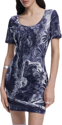 Desigual Vest_Tropic_Lacroix, 5000 Navy, L