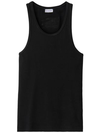 Burberry Ribgebreide top - Zwart