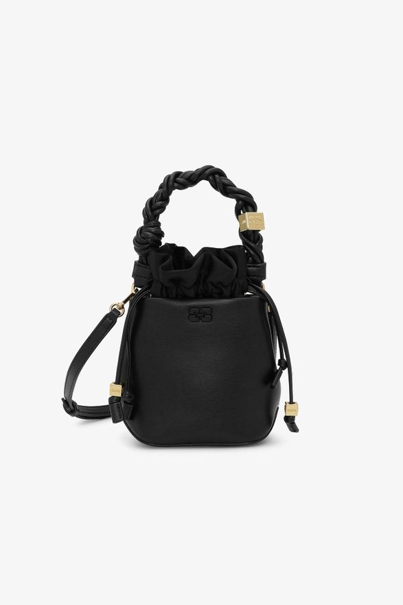 Black Mini Bou Bucket Bag