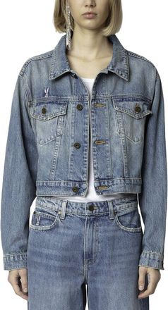 Zadig&Voltaire The Aretha Wb Cropped Jacket